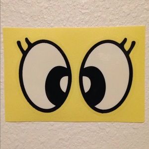 Eyeball STICKER Fun to add to DIY craft scrapbooks